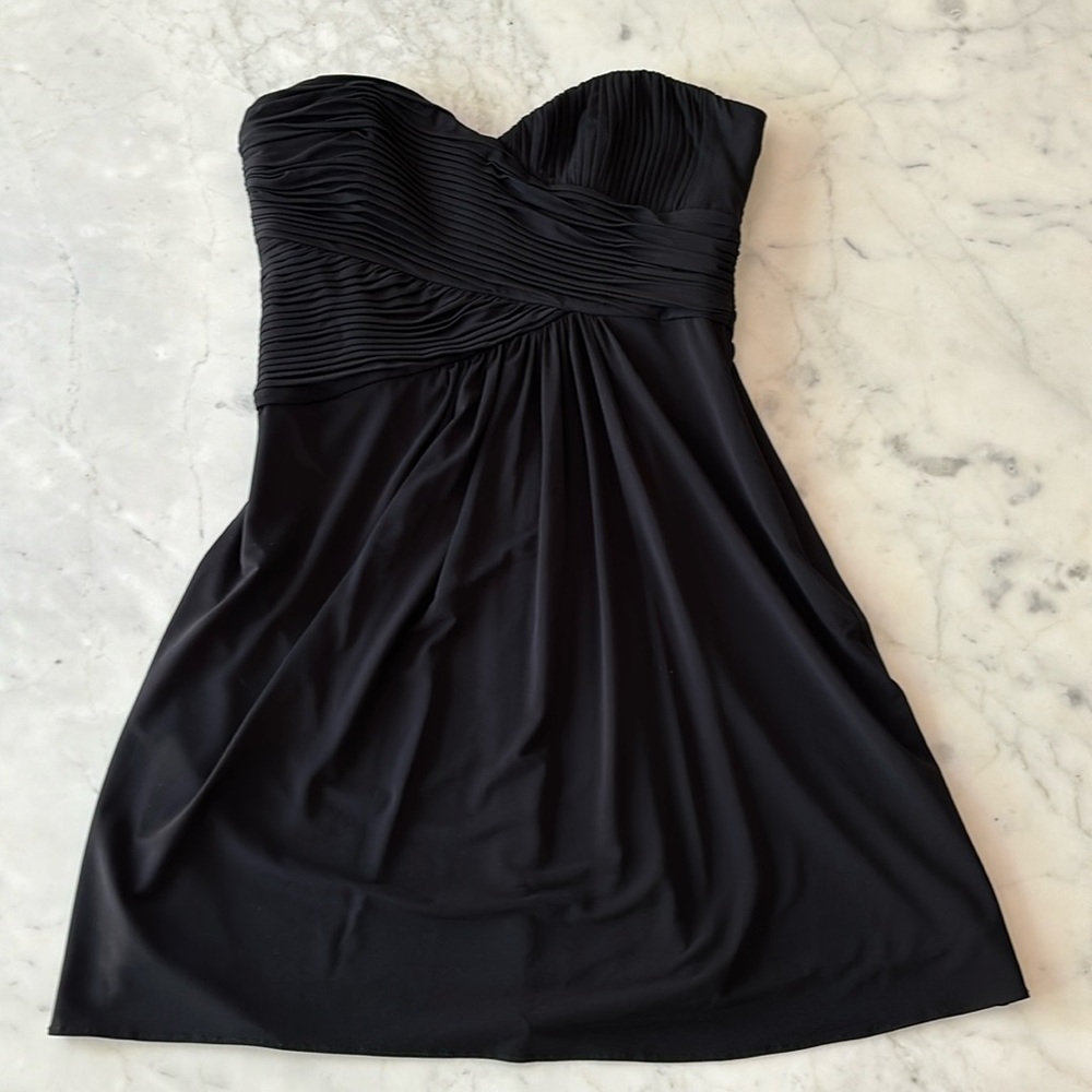 BCBG MAXAZRIA Black Strapless Dress Size 2